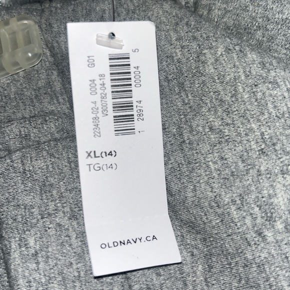 Older Kids Grey Old Navy Stretch Leggings - Picture 3 of 9